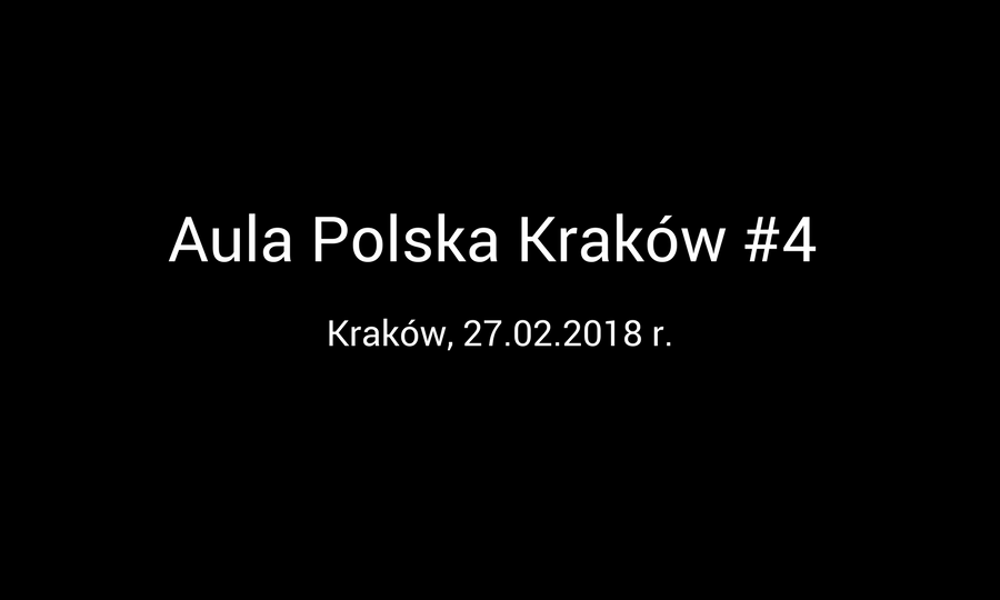  Aula Polska Kraków #4 